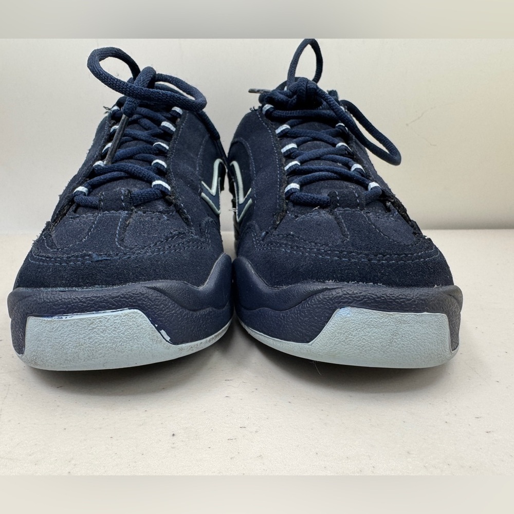 Vintage VANS Navy Blue Wesley Shoes Suede Skateboarding Women's Size 8 2000s - Picture 3 of 8